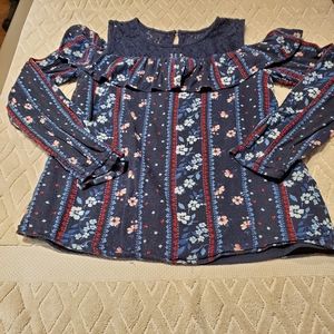 Abercrombie Kids cold-shoulder top